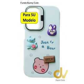 A15 5G Samsung Funda Bunny Cute Celeste