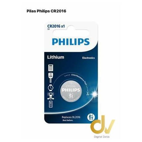 Pilas Phillips CR2016 INCL EcoTasa