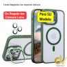 iPhone 16 Funda Magsafe Con Soporte Camara Verde