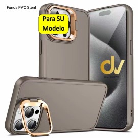 iPhone 16 Funda PVC Stent Marrón