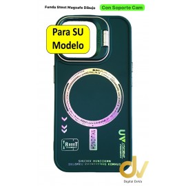 S24 Ultra 5G Samsung Funda Stent Magsafe Dibujo Verde