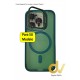 iPhone 14 Pro Funda Magsafe Con Soporte Camara Verde