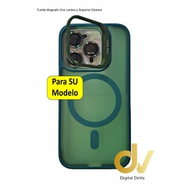 iPhone 14 Pro Funda Magsafe Con Soporte Camara Verde