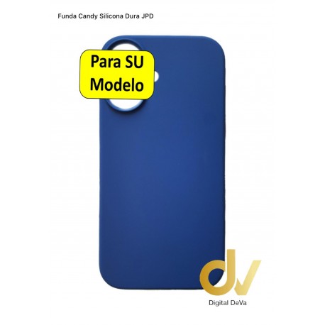 S24 FE 5G Samsung Funda Candy Silicona Dura JPD Azul Oscuro