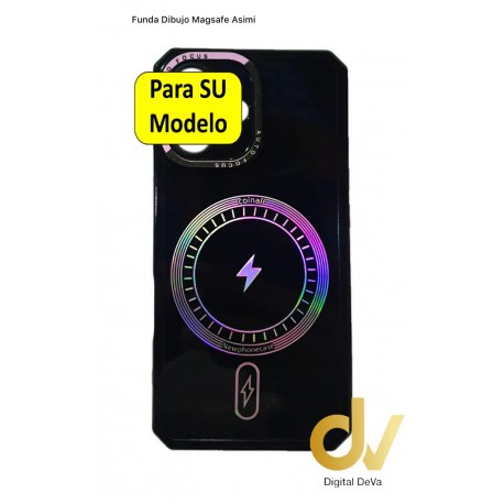 iPhone 16 Funda Dibujo Magsafe Asimi Negro