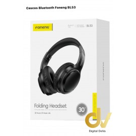 Casco Bluetooth Foneng BL53 Negro