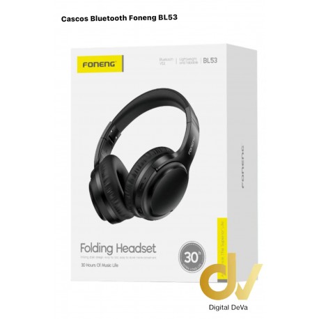 Casco Bluetooth Foneng BL53 Negro