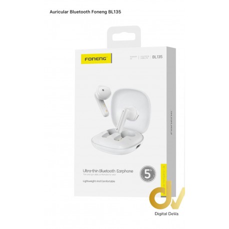 Auricular Bluetooth BL135 Foneng Blanco