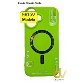 iPhone 16 Pro Max Funda Neonic Circle Verde Neón