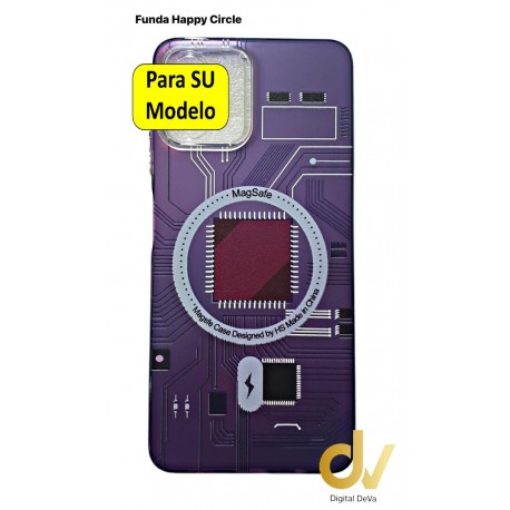 A25 5G Samsung Funda Happy Circle Lila