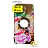 iPhone 15 Funda Flower Shine Dorado