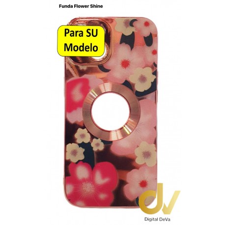 iPhone 15 Funda Flower Shine Rosa