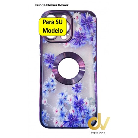 Redmi 13C Xiaomi Funda Flower Power Flores Lila