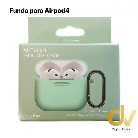 Funda Airpods 4 + Hanger Coast Blue