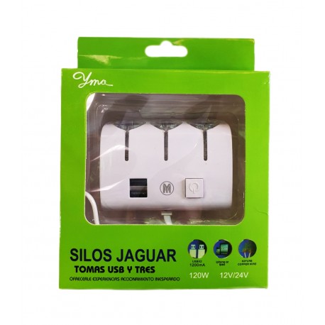 Cargador USB y Tres 120W