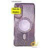 iPhone 16E Funda Magsafe Espejo Brilli Plata