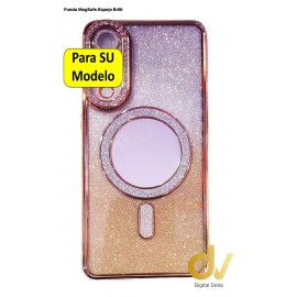 S25 Edge Samsung Funda Magsafe Espejo Brilli Dorado