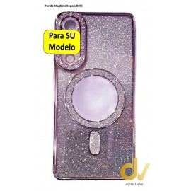 S25 Edge Samsung Funda Magsafe Espejo Brilli Plata