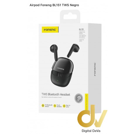 Airpod Foneng BL151 TWS Negro UN