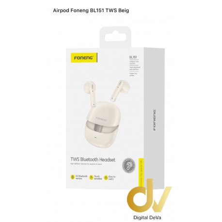 Airpod Foneng BL151 TWS BEIG UN