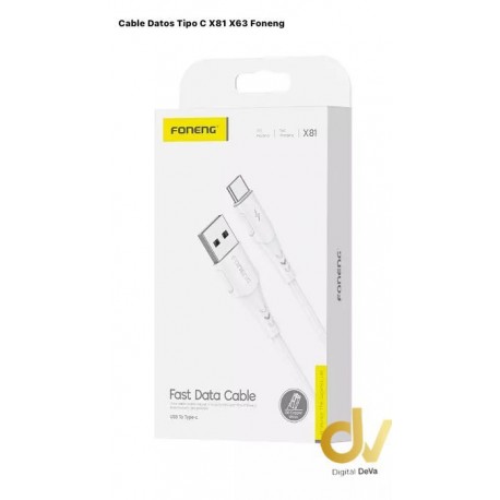 Cable Datos Tipo C X81- X63 Foneng