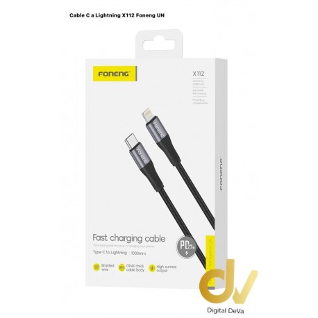 Cable C a Lightning X112 Foneng UN