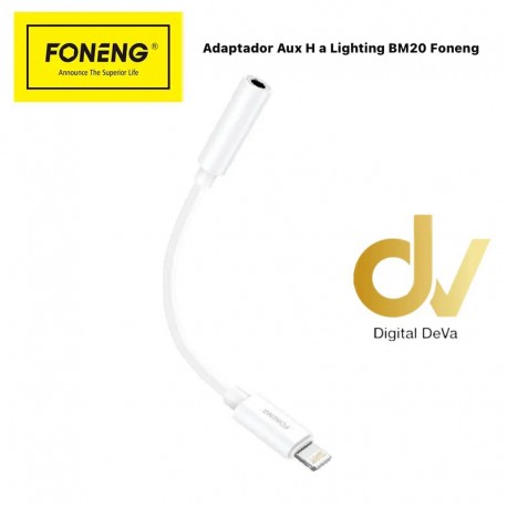 Adaptador Aux-H a Lighting BM20 Foneng