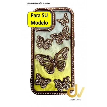 Funda iPhone 16PLUS Titlies Duo Premium Dorado