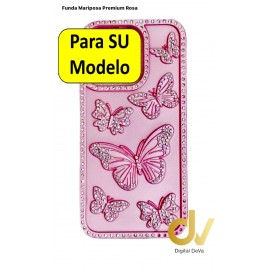 Funda iPhone 16ProMax Mariposa Premium ROSA