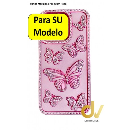 Funda iPhone 16ProMax Mariposa Premium ROSA