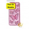 Funda iPhone 16Plus Mariposa Premium ROSA