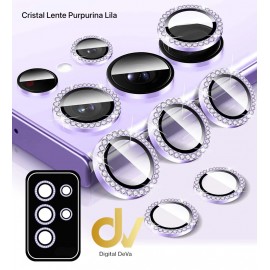 S25 Plus Cristal Lente Purpurina LILA  UN