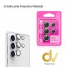 S25 Plus Cristal Lente Purpurina PLATA UN