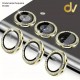 S25 ULTRA Cristal Lente Purpurina DORADO UN