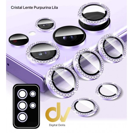 S25 Cristal Lente Purpurina LILA UN