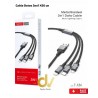 Cable Datos 3en1 XS6 un