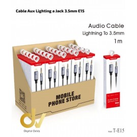 Cable Aux Lighting a Jack 3.5mm E15  un