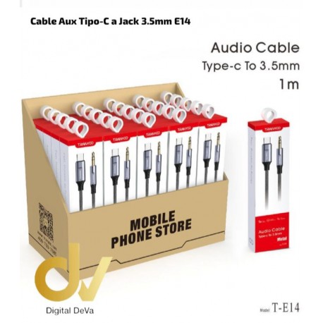 Cable Aux Lighting a Jack 3.5mm E14  un