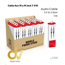 Cable Aux M a M Jack T-E10