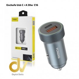 Enchufe Usb C+A 30w  C16
