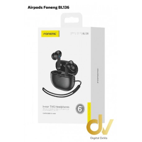 Airpods Foneng BL136 NEGRO UN