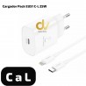 Cargador Pack EU51 C-L 25W BLANCO     UN