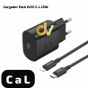 Cargador Pack EU51 C-L 25W Negro    UN