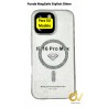 iPhone 16 Pro Max Funda MagSafe Stylish Shine PLATEADO