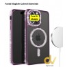 iPhone 16 Pro Max Funda MagSafe Lateral Diamonds LILA