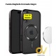 iPhone 16 Pro Max Funda MagSafe Cromado  NEGRO