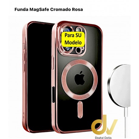 iPhone 16 Pro Max Funda MagSafe Cromado ROSA