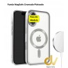 iPhone 16 Pro Max Funda MagSafe Cromado PLATEADO