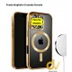 iPhone 16 Pro Max Funda MagSafe Cromado ORO