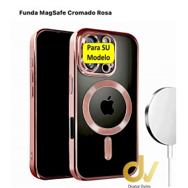 SAMSUNG S25 PLUS Funda MagSafe Cromado ROSA